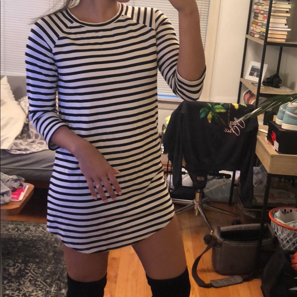 3/4 Sleeve Mini Dress